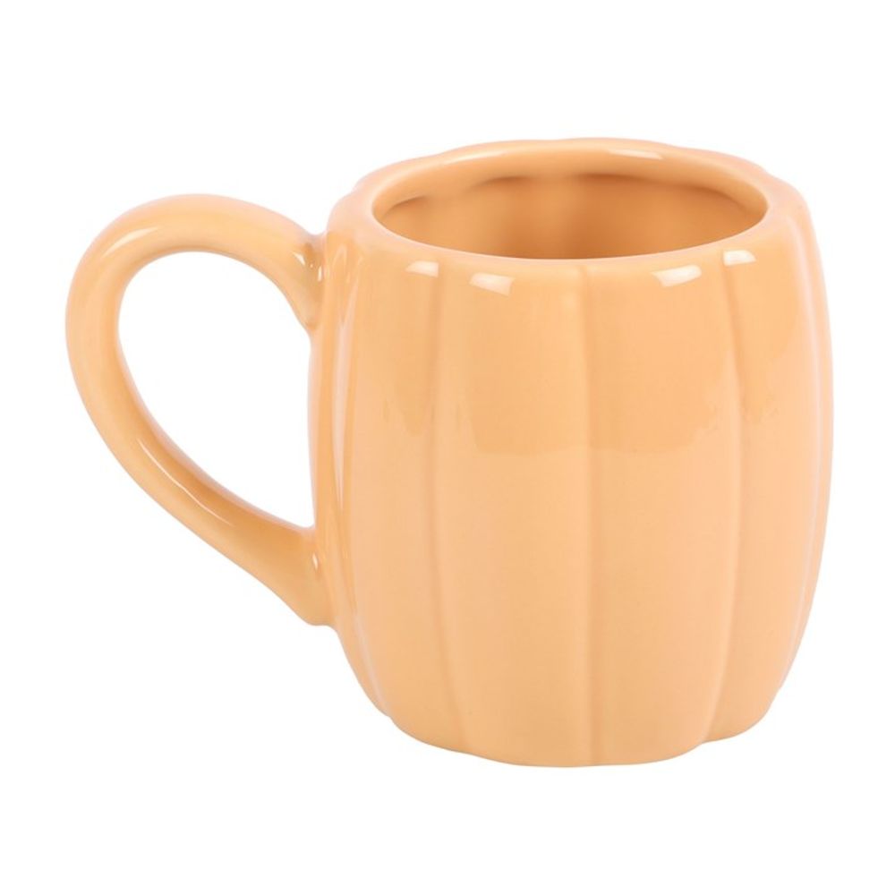 Jack-o'-Lantern Pumpkin Shaped Mug - ScentiMelti  Jack-o'-Lantern Pumpkin Shaped Mug