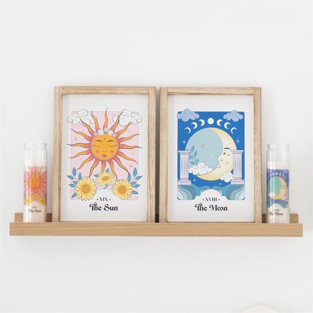 The Moon Celestial Framed Wall Print - ScentiMelti  The Moon Celestial Framed Wall Print