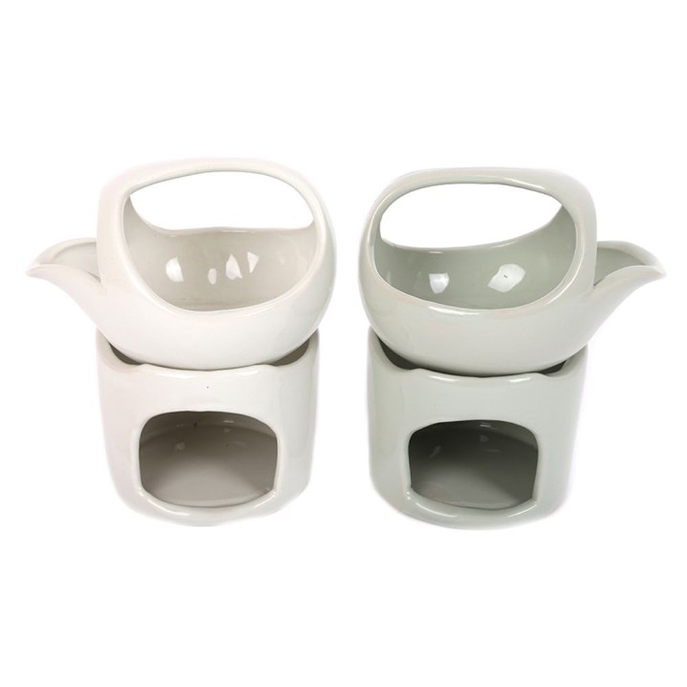 Spouted Ceramic Oil Burner - ScentiMelti  Spouted Ceramic Oil Burner