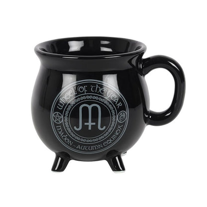 Mabon Colour Changing Cauldron Mug by Anne Stokes - ScentiMelti  Mabon Colour Changing Cauldron Mug by Anne Stokes