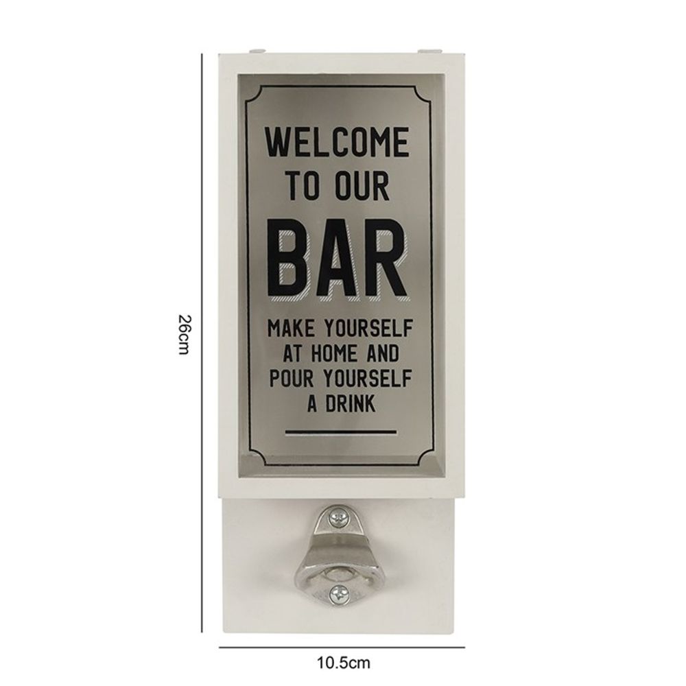 Grey Garden Bar Bottle Opener Plaque - ScentiMelti Home Fragrance, Beauty & Gifts UK