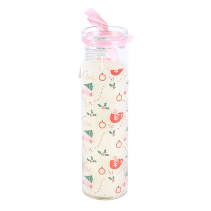 Sugarplum Fun Christmas Print Tube Candle - ScentiMelti  Sugarplum Fun Christmas Print Tube Candle