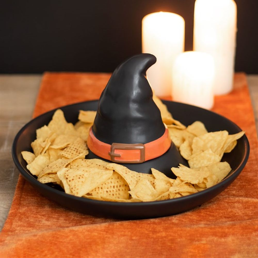 Witch Hat Chip & Dip Dish - ScentiMelti Home Fragrance, Beauty & Gifts UK