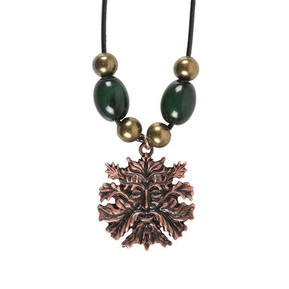 Green Man Pendant Necklace - ScentiMelti  Green Man Pendant Necklace