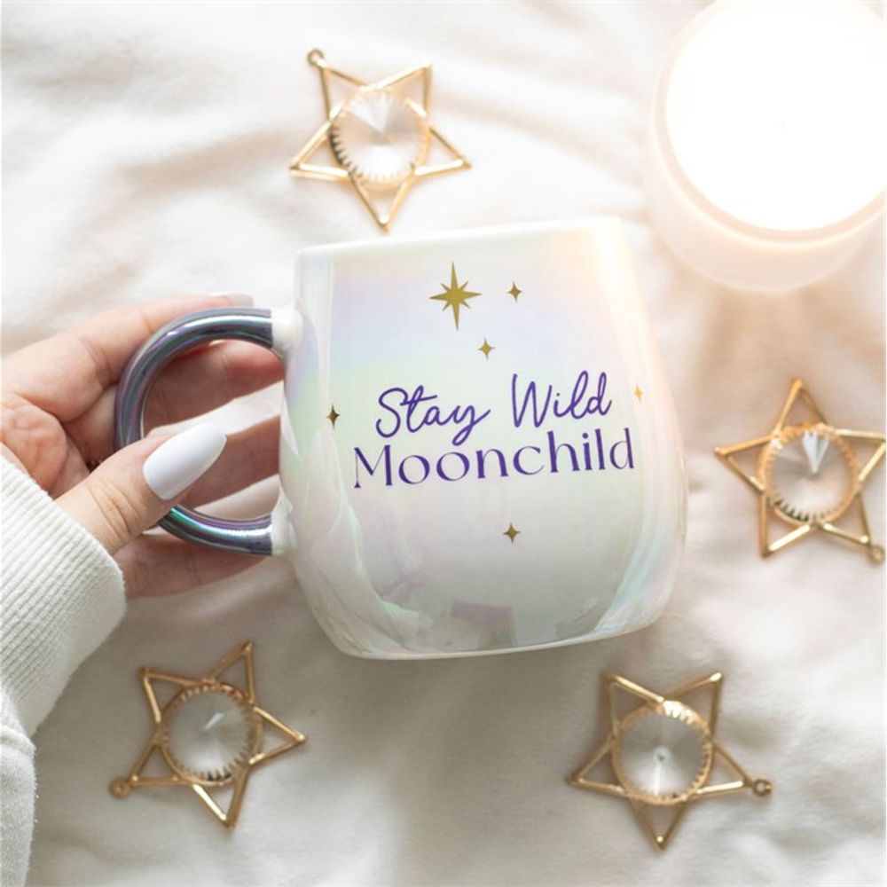 Stay Wild Moon Child Rounded Mug - ScentiMelti  Stay Wild Moon Child Rounded Mug