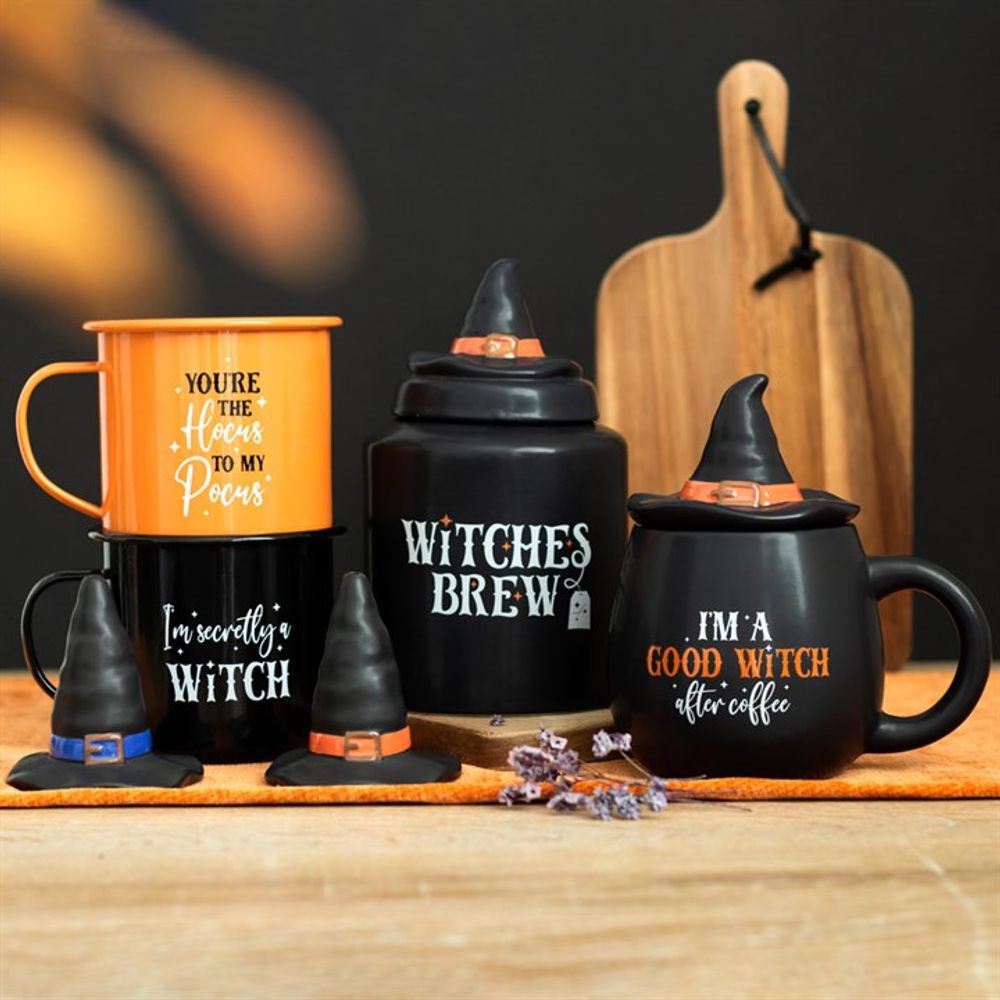 Set of 2 Witchy Enamel Mugs - ScentiMelti Home Fragrance, Beauty & Gifts UK