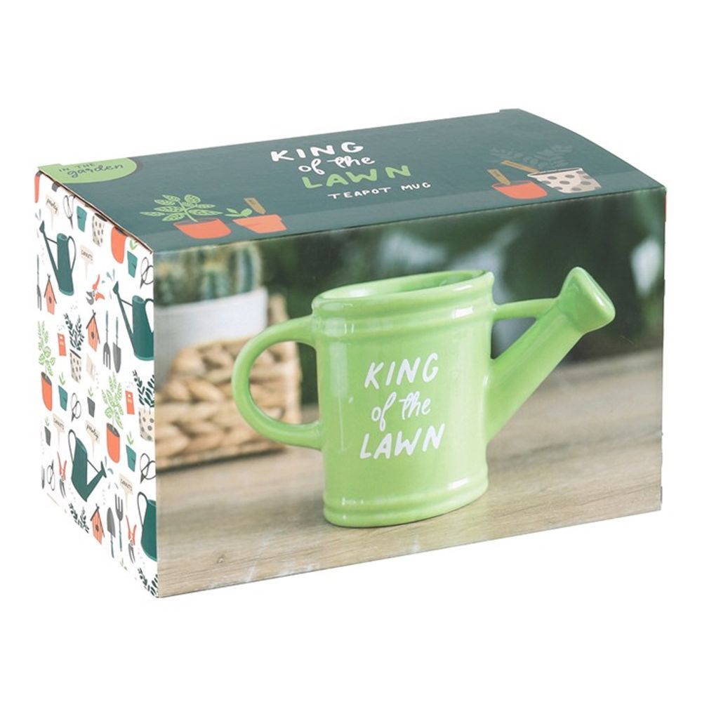 King of the Lawn Watering Can Mug - ScentiMelti Home Fragrance, Beauty & Gifts UK