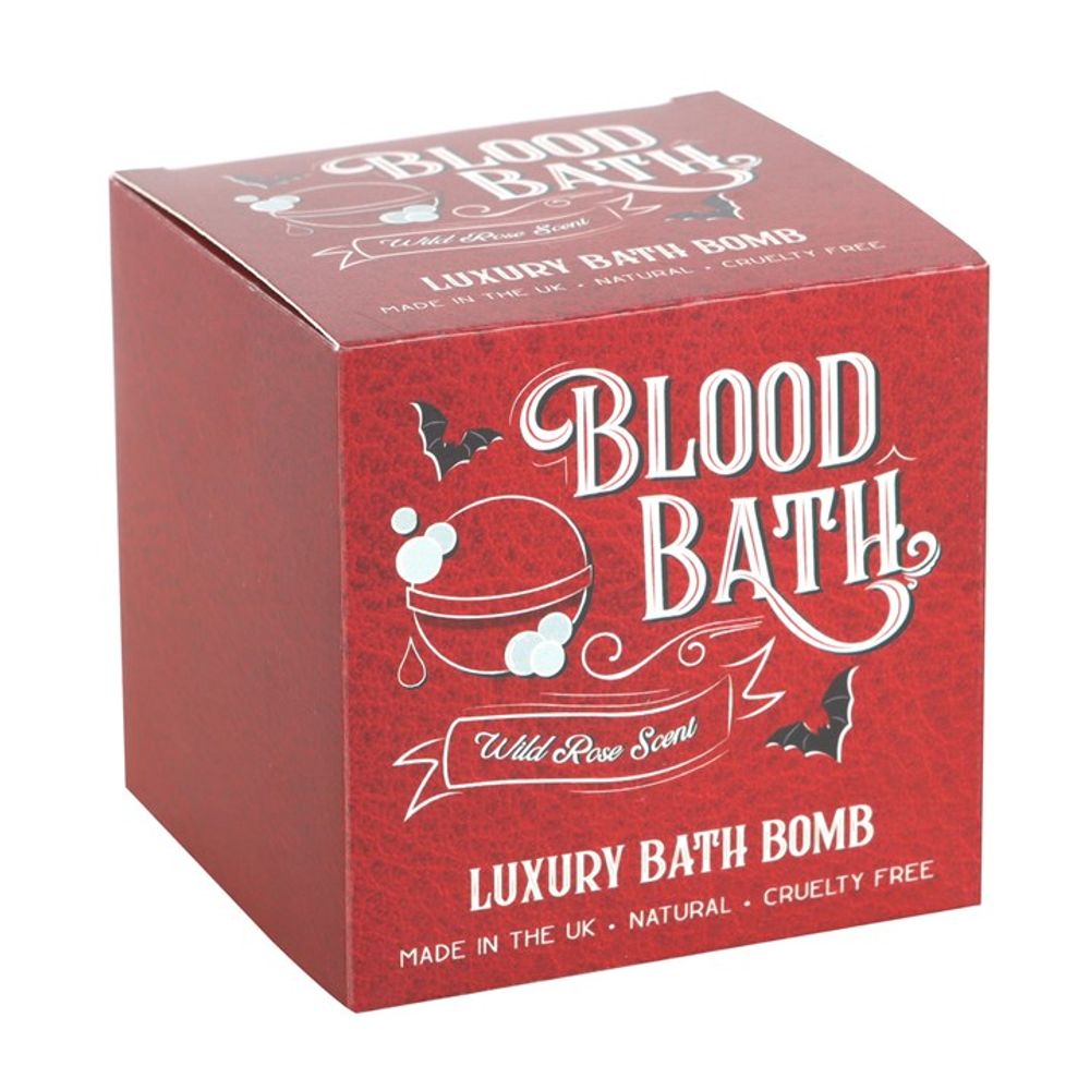 Blood Bath Wild Rose Bath Bomb - ScentiMelti  Blood Bath Wild Rose Bath Bomb