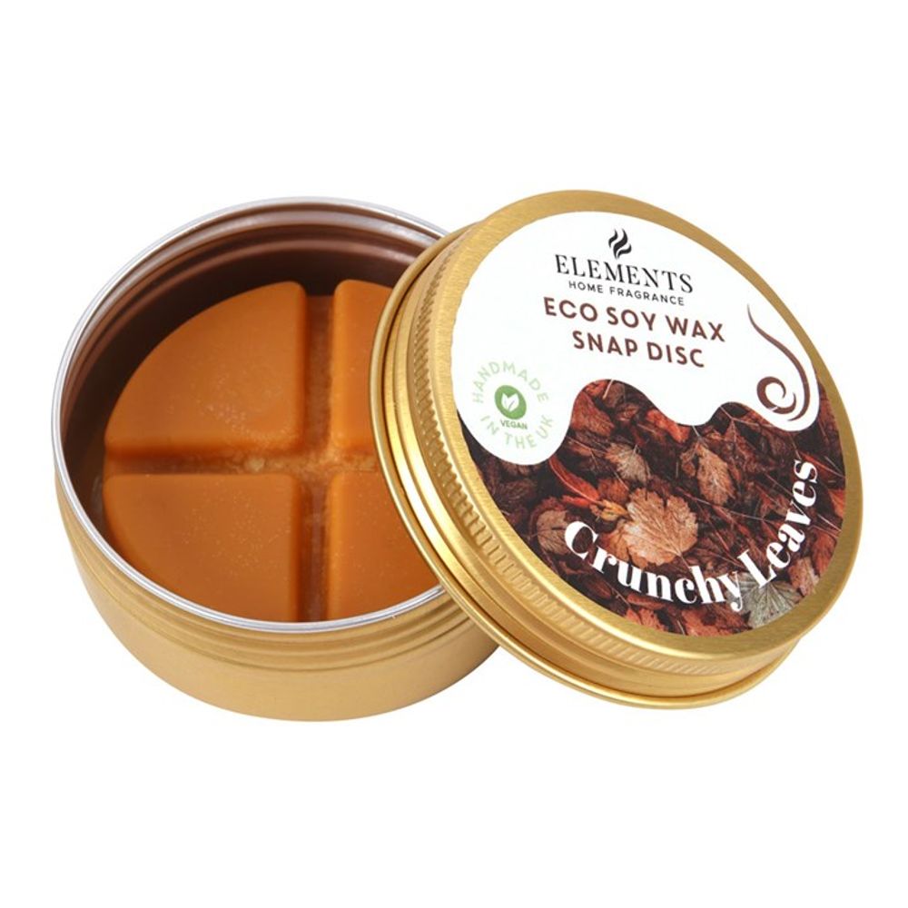 Crunchy Leaves Soy Wax Snap Disc - ScentiMelti Home Fragrance, Beauty & Gifts UK