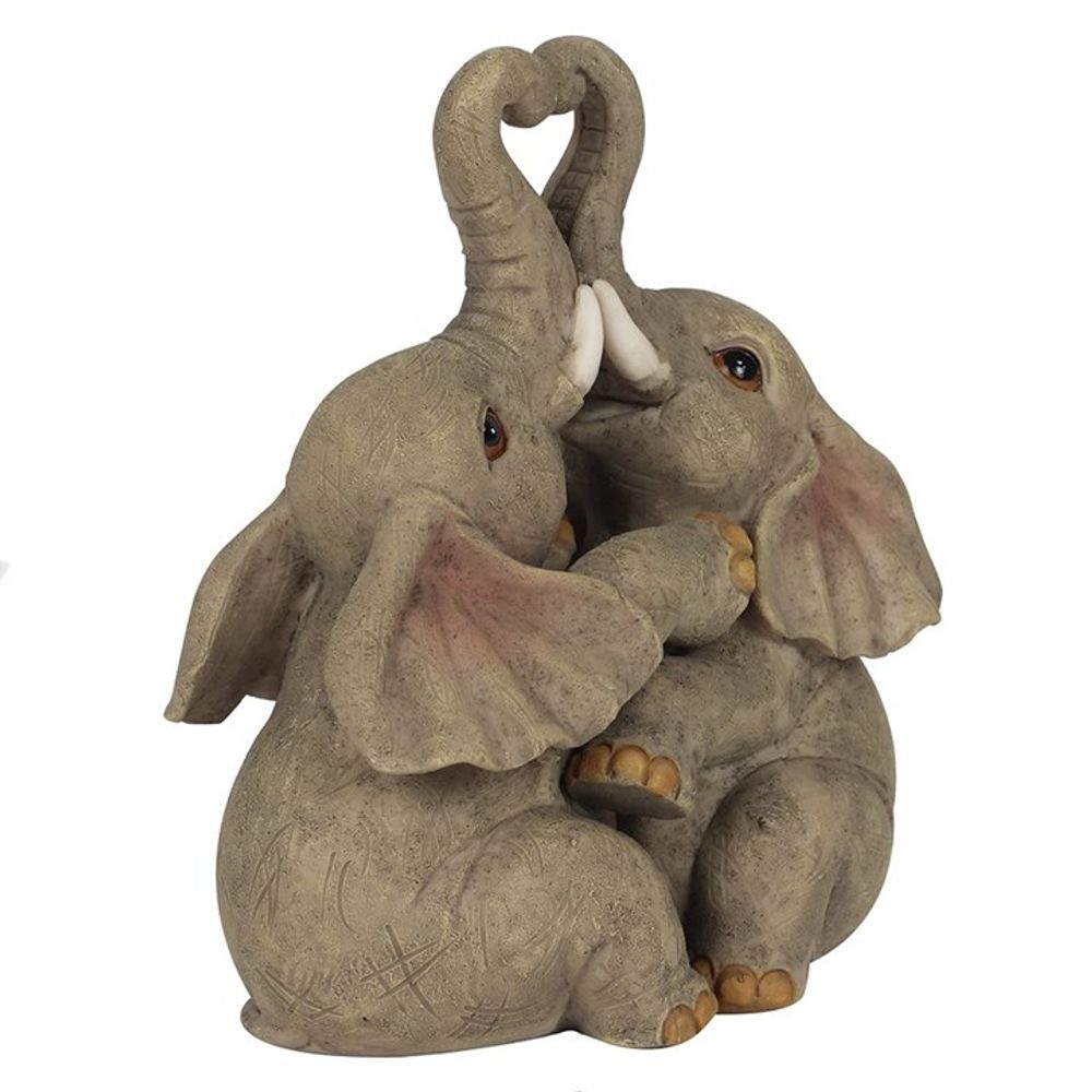 Elephant Embrace Elephant Couple Ornament - ScentiMelti  Elephant Embrace Elephant Couple Ornament