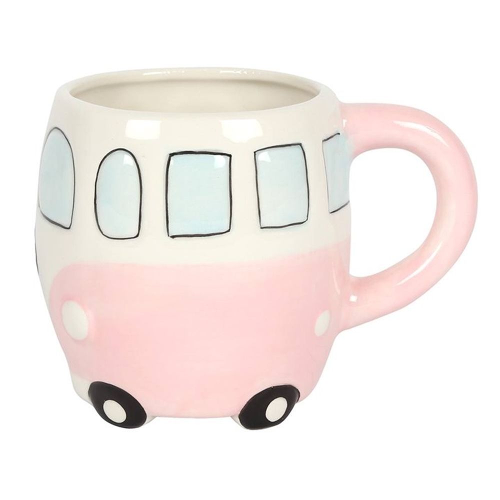 Pink Campervan Mug - ScentiMelti Home Fragrance, Beauty & Gifts UK