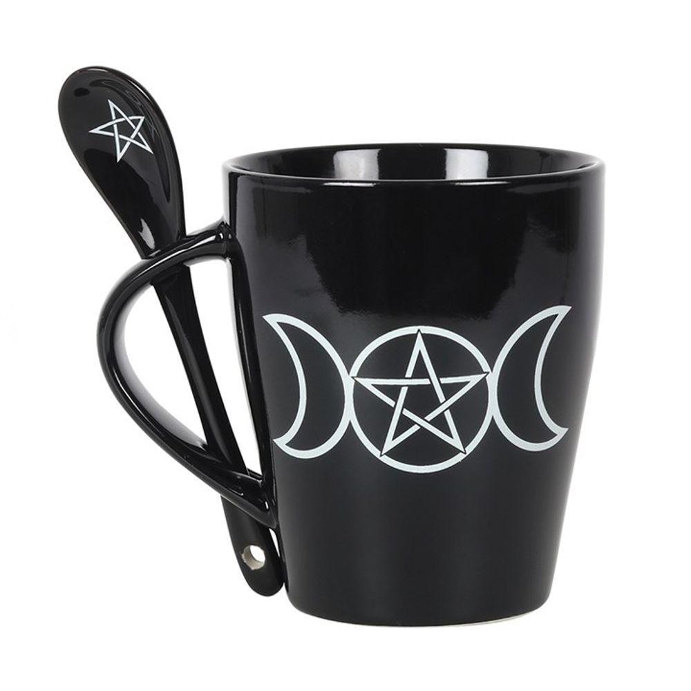 Triple Moon Mug and Spoon Set - ScentiMelti Home Fragrance, Beauty & Gifts UK