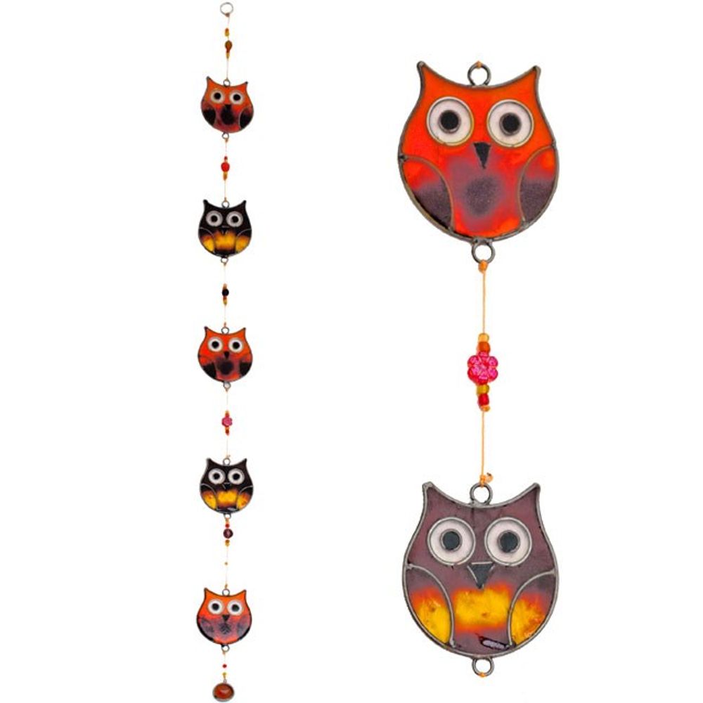 String Of 5 Owls - ScentiMelti Home Fragrance, Beauty & Gifts UK