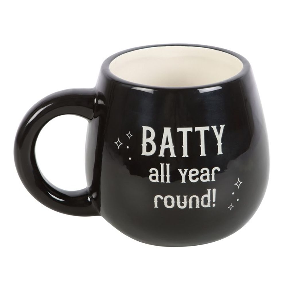 Batty All Year Round Rounded Peekaboo Mug - ScentiMelti Home Fragrance, Beauty & Gifts UK