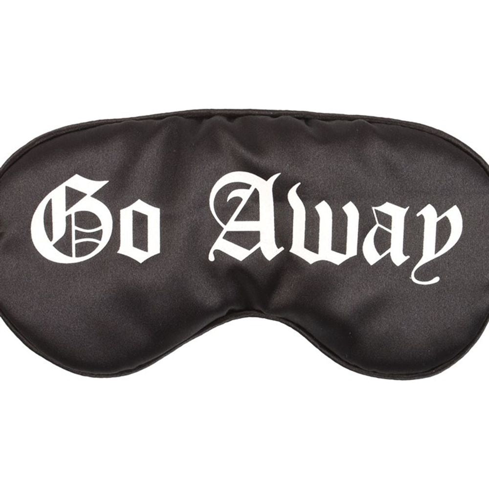 Go Away Gothic Satin Sleep Mask - ScentiMelti Home Fragrance, Beauty & Gifts UK