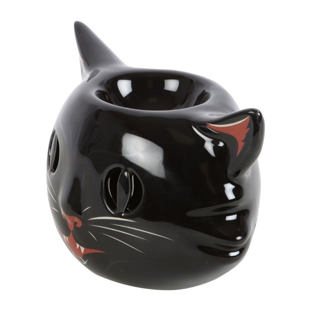 Spooky Black Cat Oil Burner - ScentiMelti  Spooky Black Cat Oil Burner