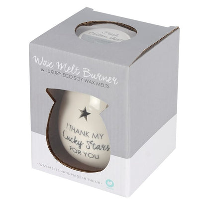 Lucky Stars Wax Melt Burner Gift Set - ScentiMelti  Lucky Stars Wax Melt Burner Gift Set