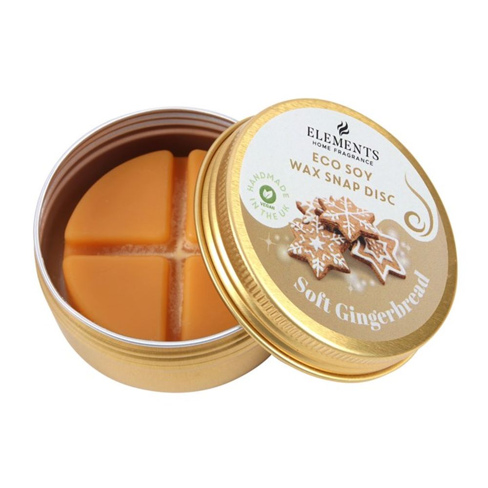 Soft Gingerbread Soy Wax Snap Disc - ScentiMelti Home Fragrance, Beauty & Gifts UK