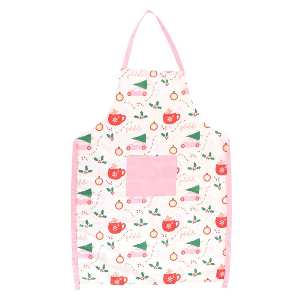 Sugarplum Fun Christmas Print Apron - ScentiMelti  Sugarplum Fun Christmas Print Apron