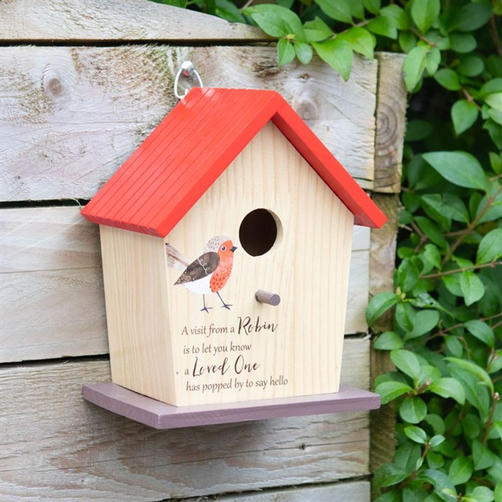 Garden Robin Bamboo Bird House - ScentiMelti  Garden Robin Bamboo Bird House