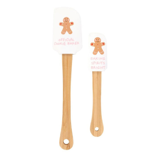 Gingerbread Man Silicone Spatula Set - ScentiMelti  Gingerbread Man Silicone Spatula Set