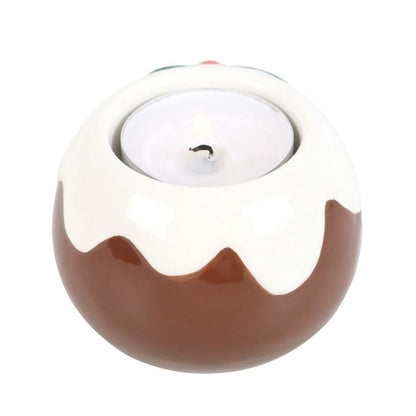 Christmas Pudding Tealight Candle Holder - ScentiMelti  Christmas Pudding Tealight Candle Holder