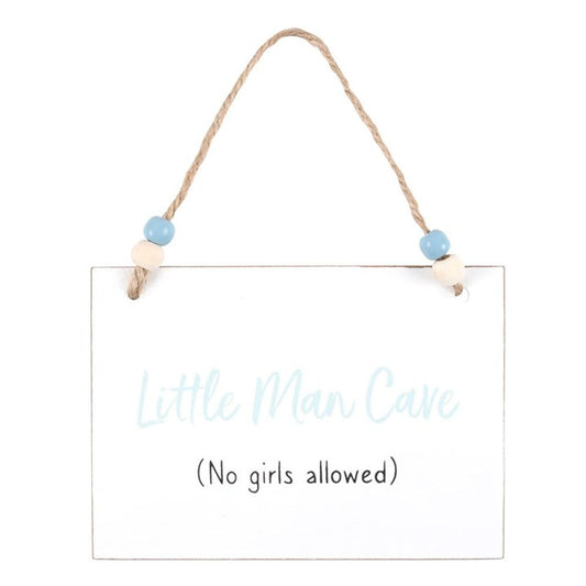 Little Man Cave Hanging Sign - ScentiMelti  Little Man Cave Hanging Sign