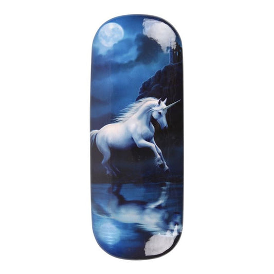 Moonlight Unicorn Glasses Case by Anne Stokes - ScentiMelti  Moonlight Unicorn Glasses Case by Anne Stokes