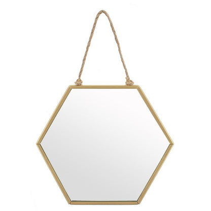 Small Gold Geometric Mirror - ScentiMelti Home Fragrance, Beauty & Gifts UK