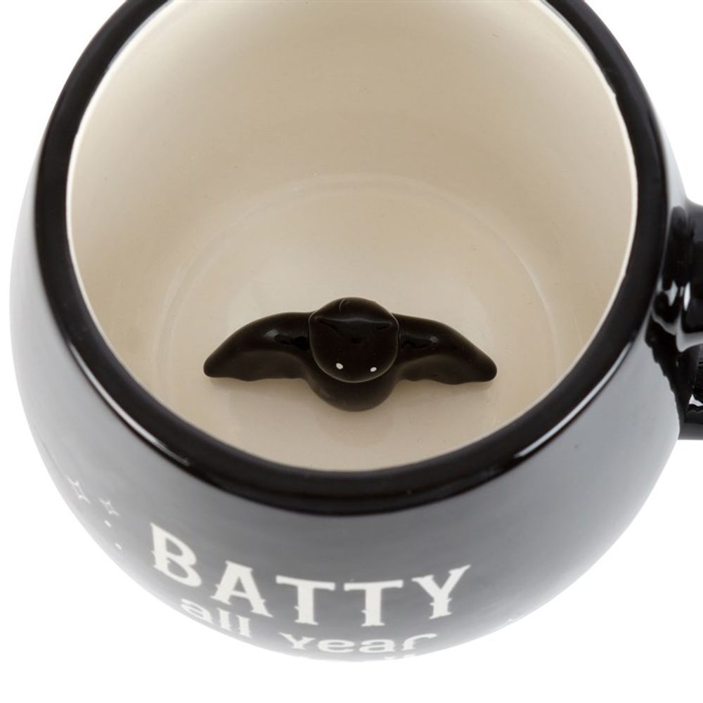 Batty All Year Round Rounded Peekaboo Mug - ScentiMelti Home Fragrance, Beauty & Gifts UK