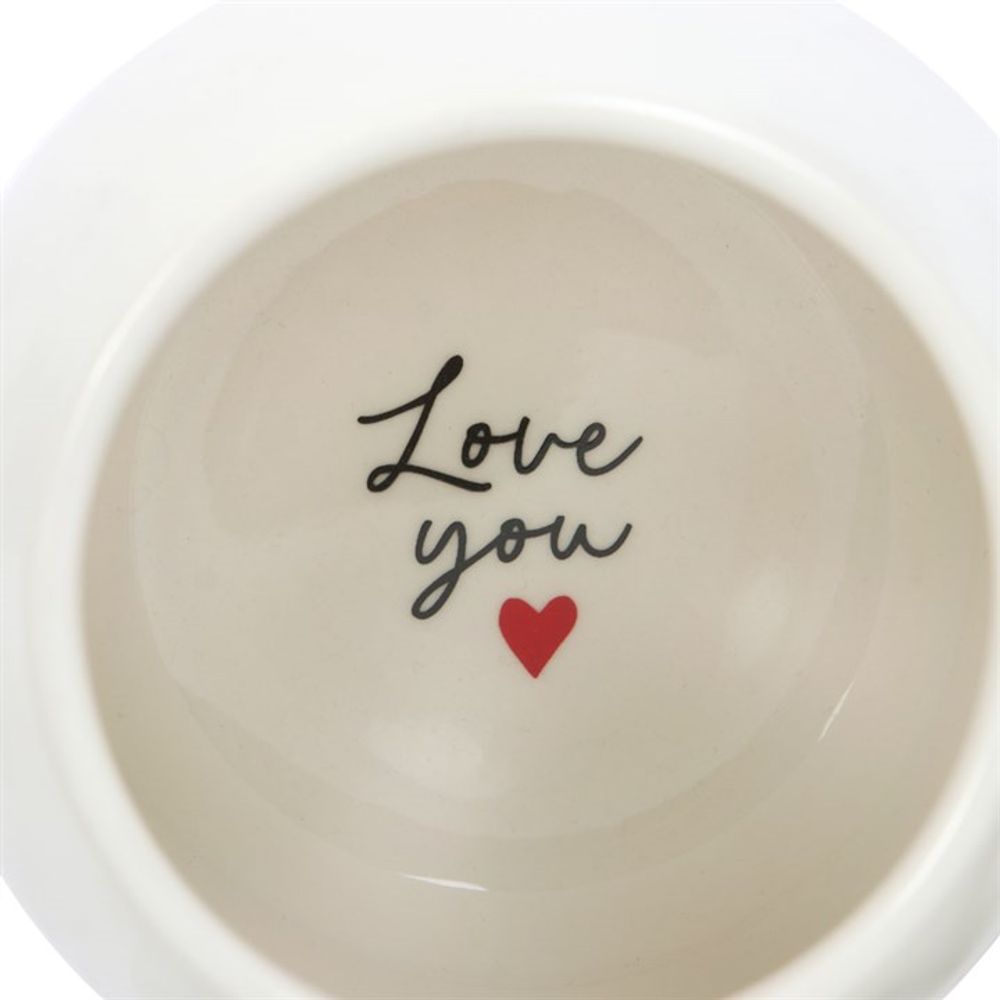 Love Heart Hidden Message Rounded Mug - ScentiMelti Home Fragrance, Beauty & Gifts UK