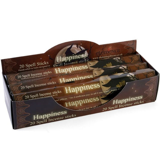 Set of 6 Packets of Happiness Spell Incense Sticks by Lisa Parker - ScentiMelti  Set of 6 Packets of Happiness Spell Incense Sticks by Lisa Parker