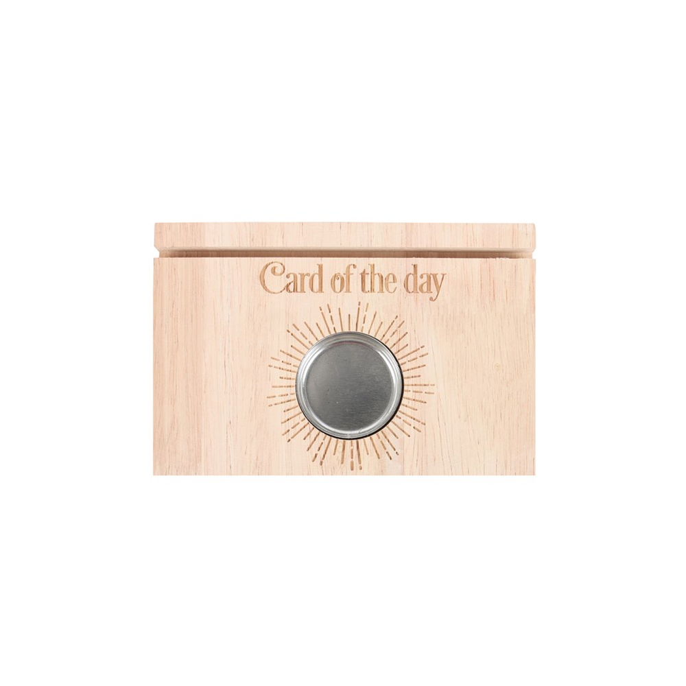 Natural Card of the Day Tarot Card Stand Tealight Holder - ScentiMelti Home Fragrance, Beauty & Gifts UK