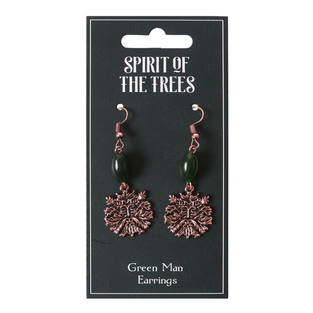 Green Man Earrings - ScentiMelti  Green Man Earrings