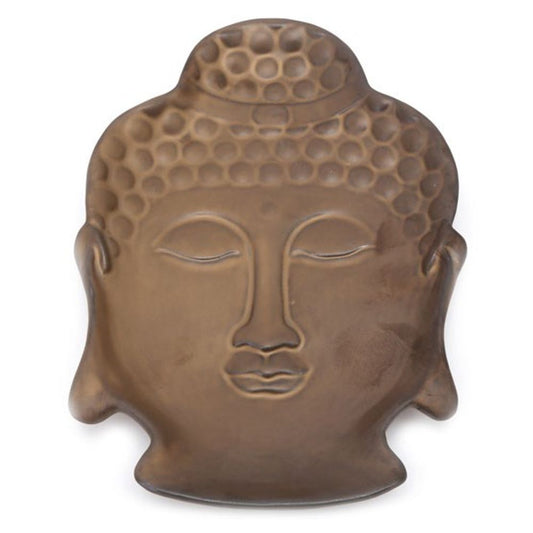 22cm Ceramic Bronze Buddha Trinket Tray - ScentiMelti Home Fragrance, Beauty & Gifts UK