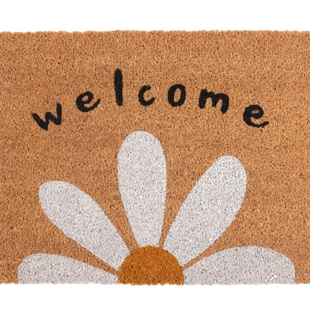 Natural Daisy Welcome Doormat - ScentiMelti Home Fragrance, Beauty & Gifts UK