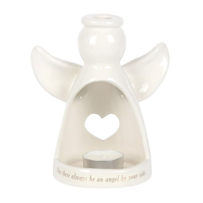 Angel By Your Side Tealight Holder - ScentiMelti  Angel By Your Side Tealight Holder