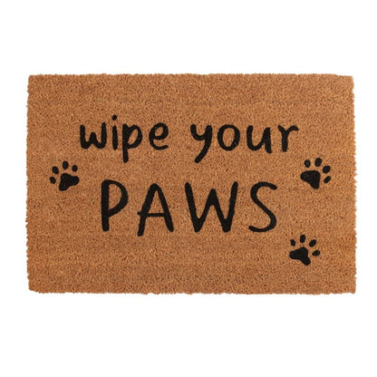 Natural Wipe Your Paws Door Mat - ScentiMelti  Natural Wipe Your Paws Door Mat