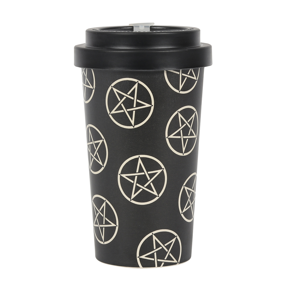 Pentagram Bamboo Eco Travel Mug - ScentiMelti Home Fragrance, Beauty & Gifts UK