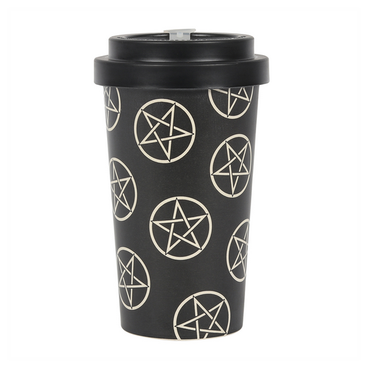 Pentagram Bamboo Eco Travel Mug - ScentiMelti Home Fragrance, Beauty & Gifts UK