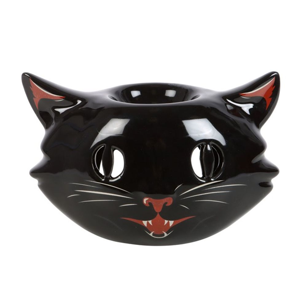 Spooky Black Cat Oil Burner - ScentiMelti  Spooky Black Cat Oil Burner