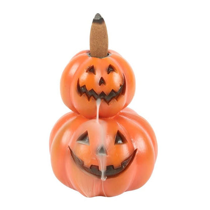 Stacked Pumpkins Backflow Incense Burner - ScentiMelti  Stacked Pumpkins Backflow Incense Burner