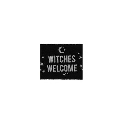 Black Witches Welcome Doormat - ScentiMelti Home Fragrance, Beauty & Gifts UK