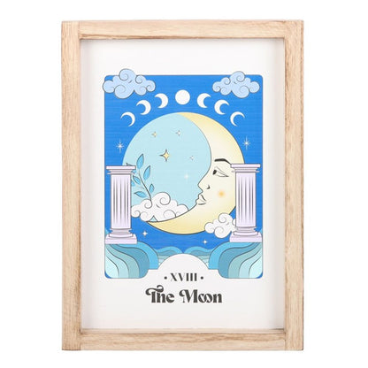 The Moon Celestial Framed Wall Print - ScentiMelti  The Moon Celestial Framed Wall Print