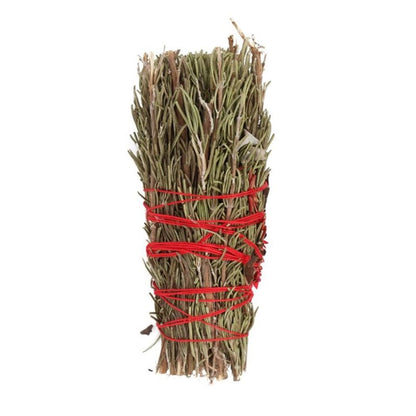 6in Ritual Wand Smudge Stick with Rosemary and Red Flowers - ScentiMelti  6in Ritual Wand Smudge Stick with Rosemary and Red Flowers