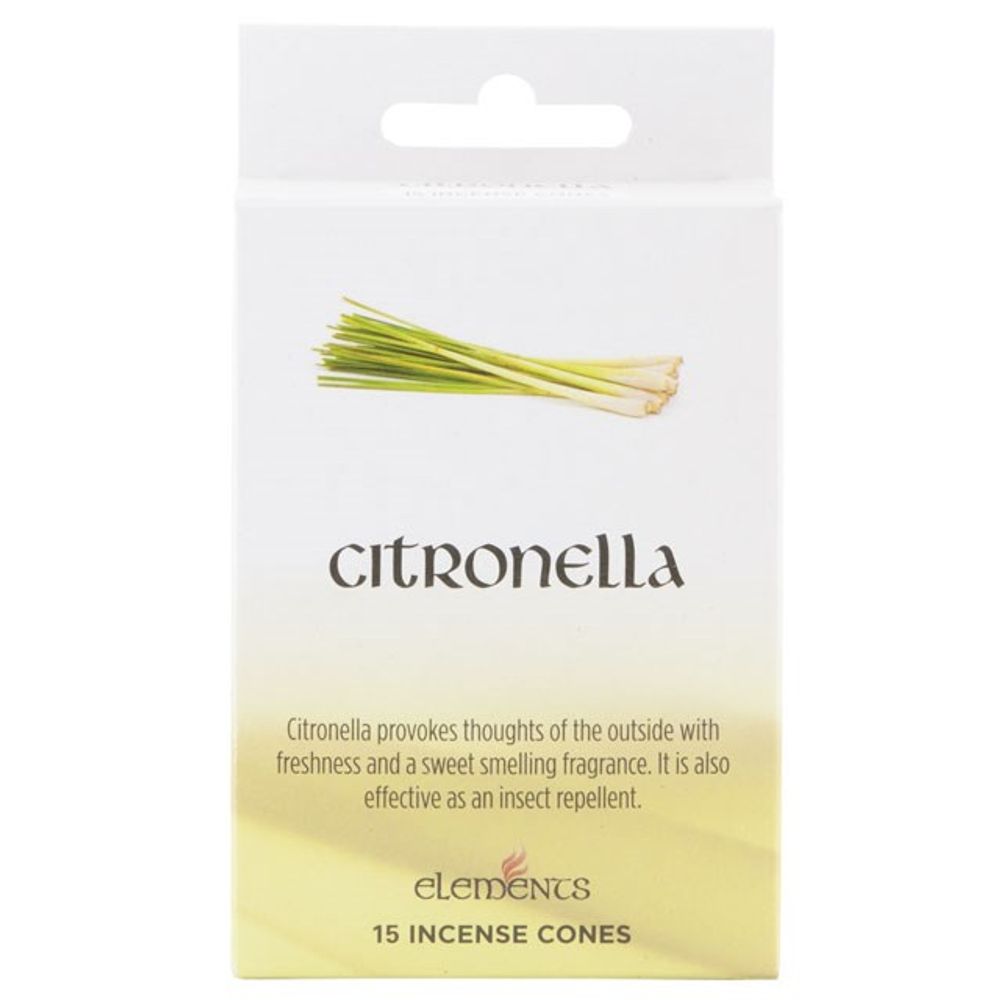 Set of 12 Packets of Elements Citronella Incense Cones - ScentiMelti  Set of 12 Packets of Elements Citronella Incense Cones