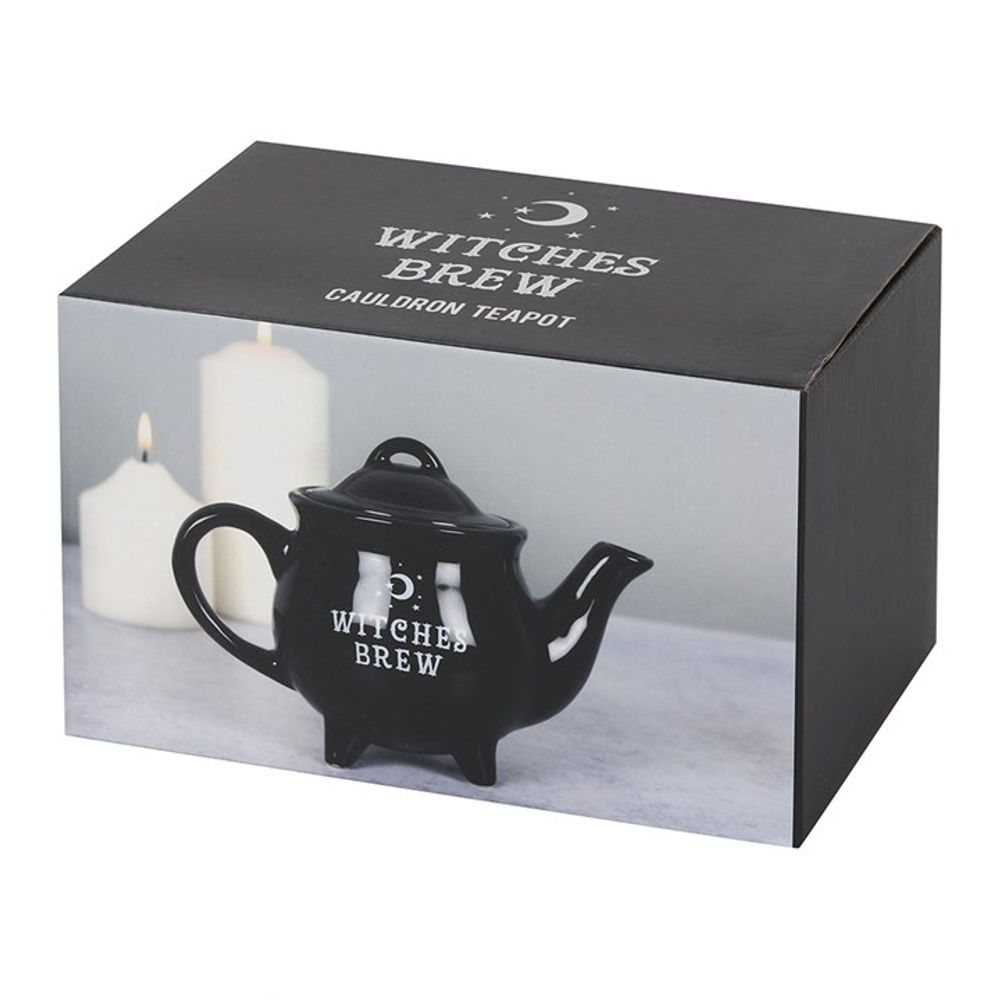 Witches Brew Black Ceramic Tea Pot - ScentiMelti  Witches Brew Black Ceramic Tea Pot