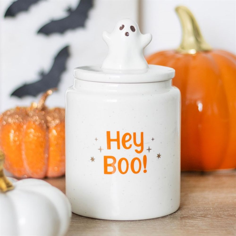 Hey Boo Ghost Storage Jar - ScentiMelti  Hey Boo Ghost Storage Jar