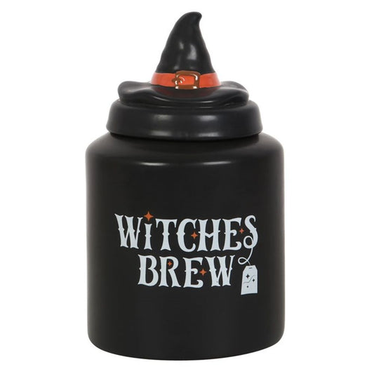 Witches Brew Ceramic Tea Canister - ScentiMelti  Witches Brew Ceramic Tea Canister