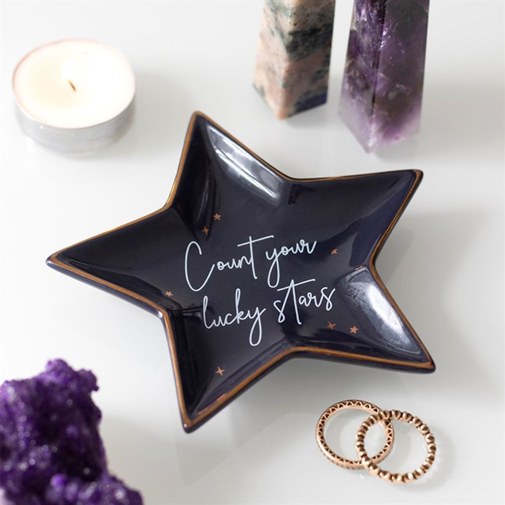 Purple Star Trinket Dish - ScentiMelti Home Fragrance, Beauty & Gifts UK